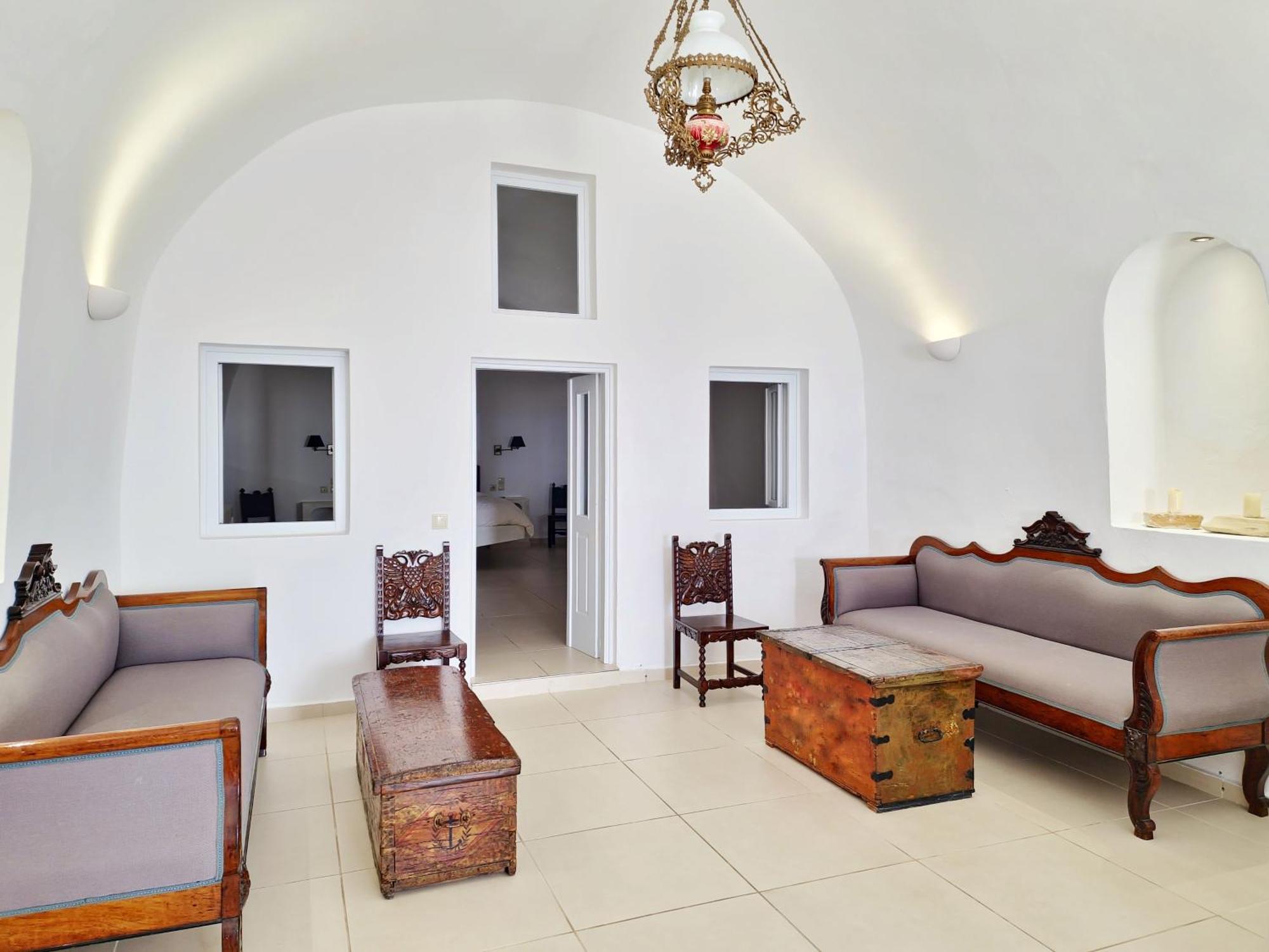 Vila Karpimo Horizon - Caldera View With Private Hot Tub Firostefani Exteriér fotografie