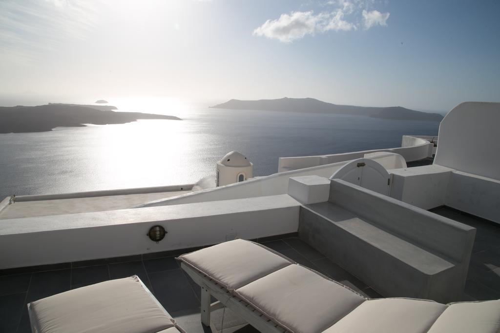 Vila Karpimo Horizon - Caldera View With Private Hot Tub Firostefani Exteriér fotografie