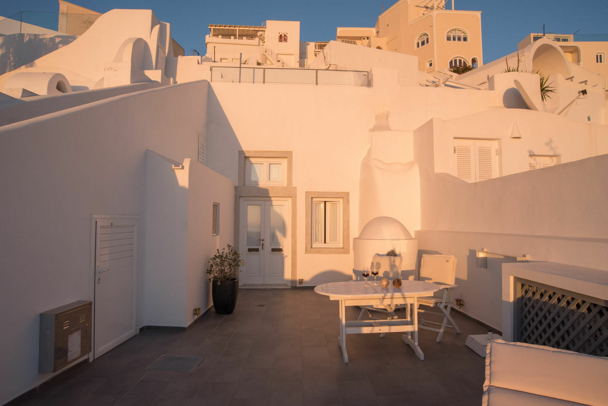 Vila Karpimo Horizon - Caldera View With Private Hot Tub Firostefani Exteriér fotografie